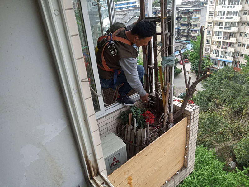 陽臺植物拆除:將陽臺和客廳打通。很多人想擴大自家客廳面積，改善采光情況，因此就選擇打通陽臺和客廳，這并不是完全不行的，但是要考慮戶型的實際情況。有的戶型陽臺的墻是用來抗震的，如果拆掉，短期看不出問題，但是長期使用必然會影響房子的承載能力，遇到嚴重災禍的時候，就完全無法抵抗了。